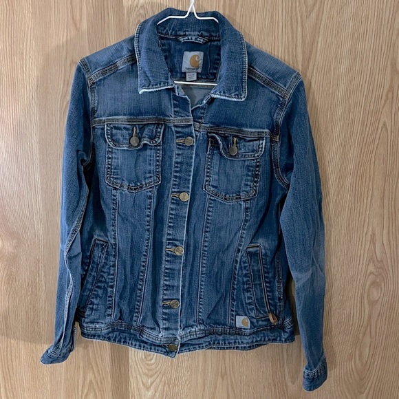 Carhartt Denim Blue Jeans Jacket - Picture 1 of 4